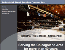 Tablet Screenshot of industrial-steel-service-center-inc.com